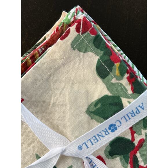 APRIL CORNELL Assorted Cocktail Napkins Set of 6 Lovely Floral Collection NWT - Picture 5 of 13